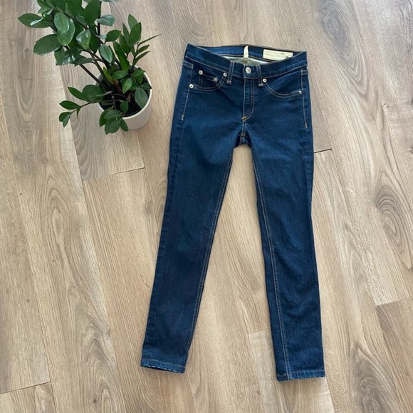 Rag & Bone Dark Blue Skinny “Legging” Style Jeans - Picture 1 of 11